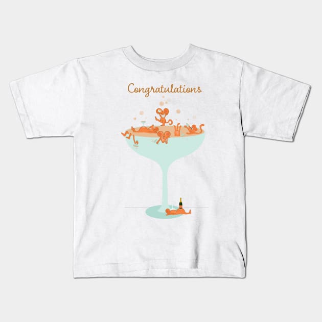 Congratulations Kids T-Shirt by Shanuarts 